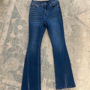 New Steve Madden flare jeans with a slit
